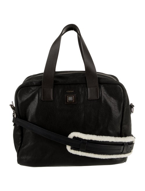 Celine Leather Top Handle Bag