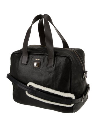 Celine Leather Top Handle Bag