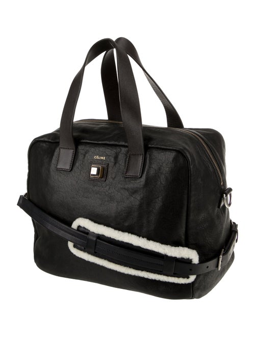 Celine Leather Top Handle Bag