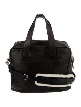 Celine Leather Top Handle Bag