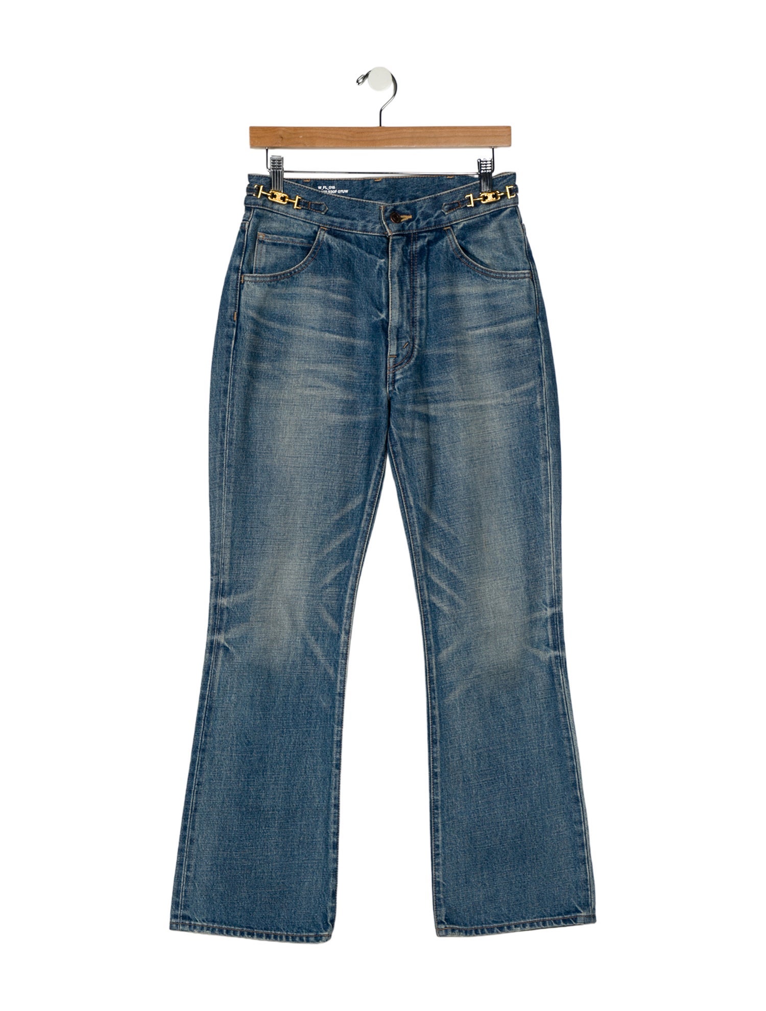 Celine High-Rise Wide Leg Jeans