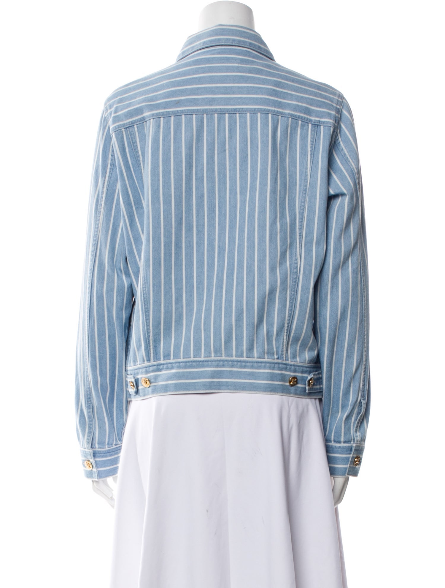Celine Striped Denim Jacket