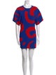 Celine Printed Mini Dress