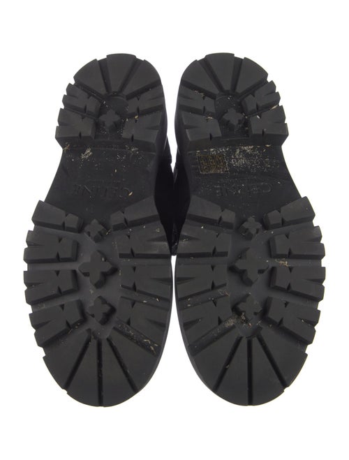 Celine Canvas Combat Boots