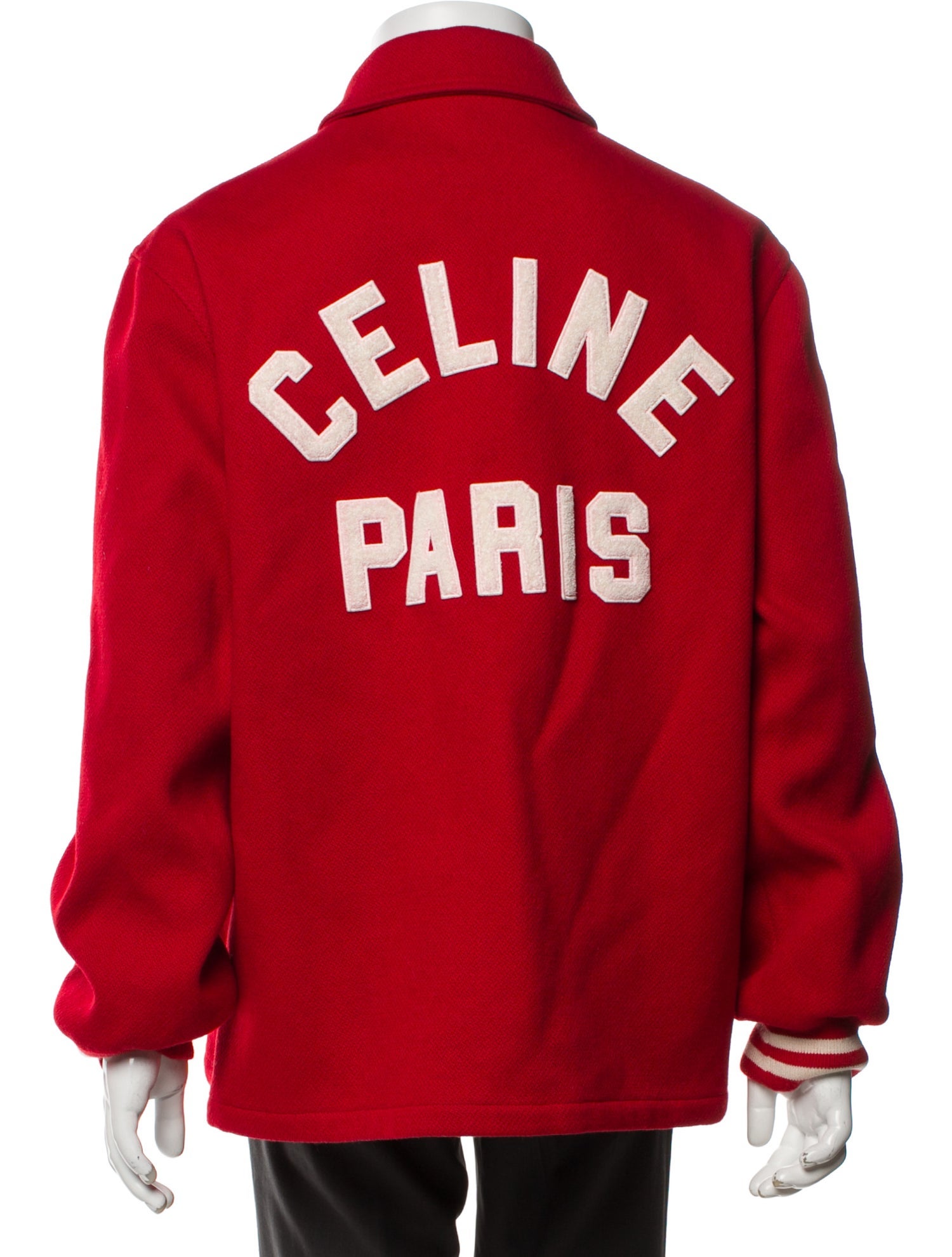 Celine 2024 Baseball Varsity Teddy Jacket