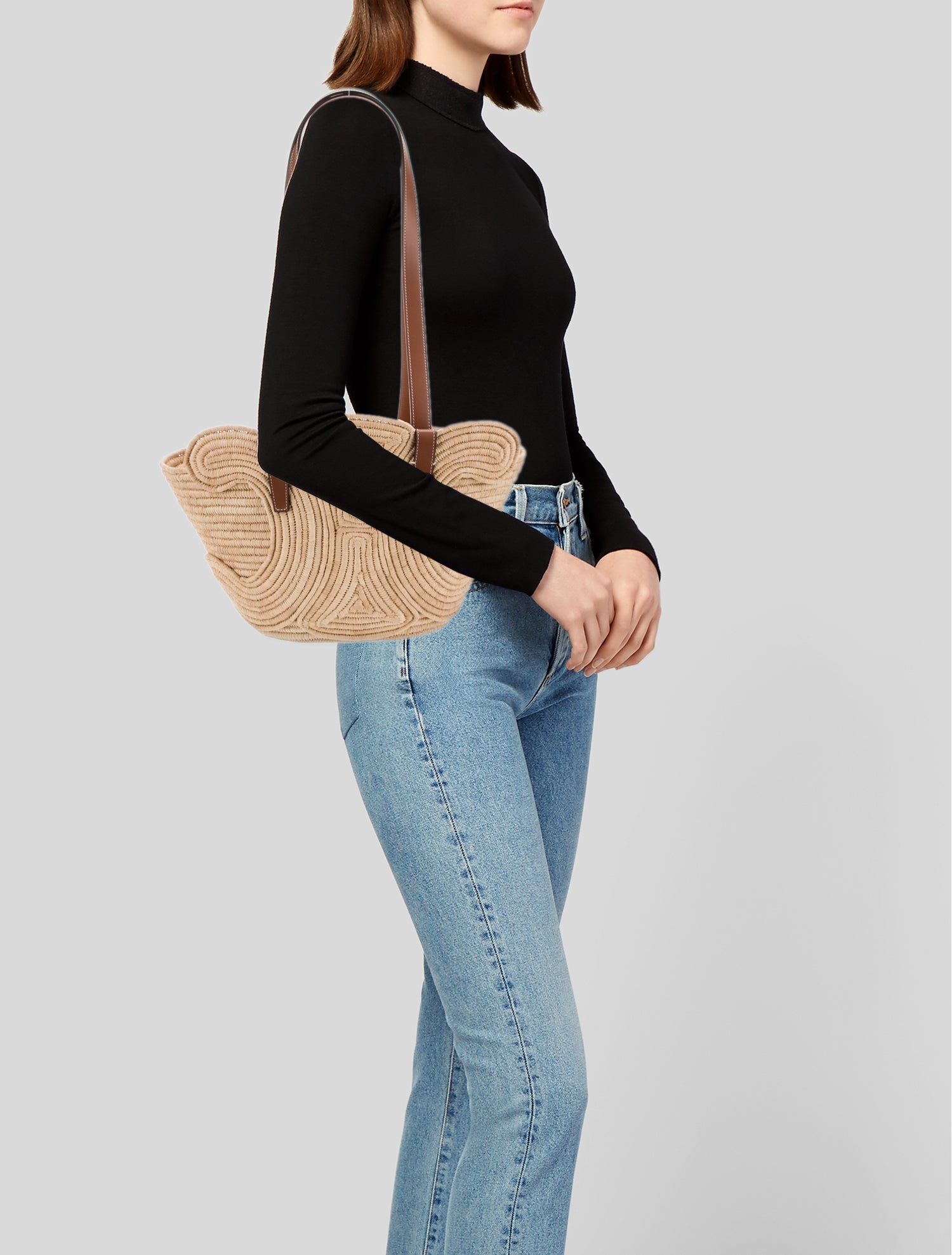 Celine Straw Classic Panier Small 2024