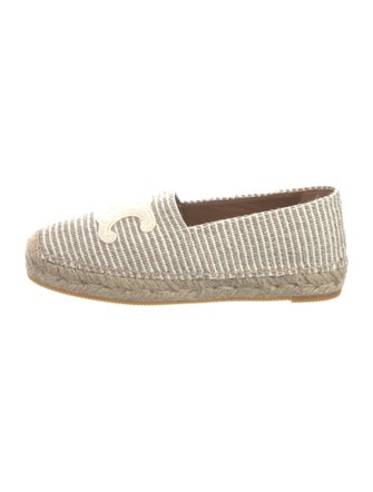 Celine Canvas Striped Espadrilles