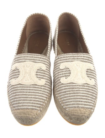 Celine Canvas Striped Espadrilles