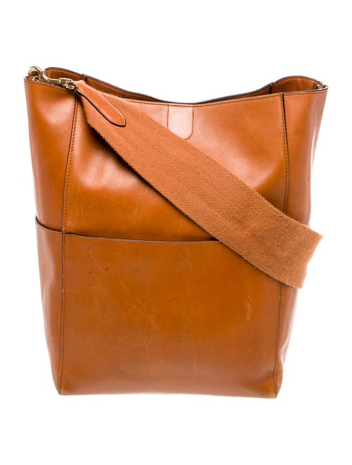 Celine Leather Seau Sangle Medium