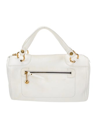 Celine Leather Porte Main Boston Vintage