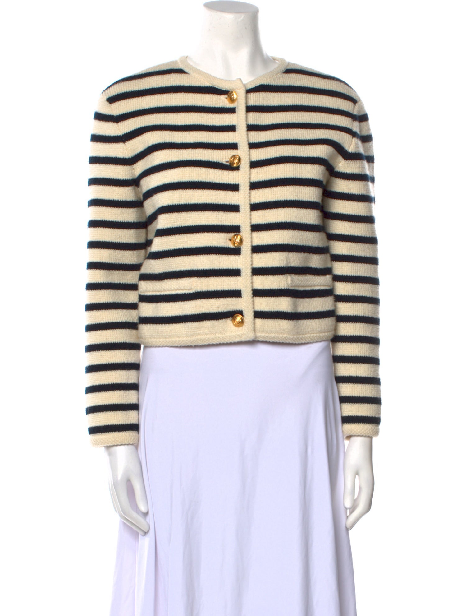 Celine Wool Striped Sweater