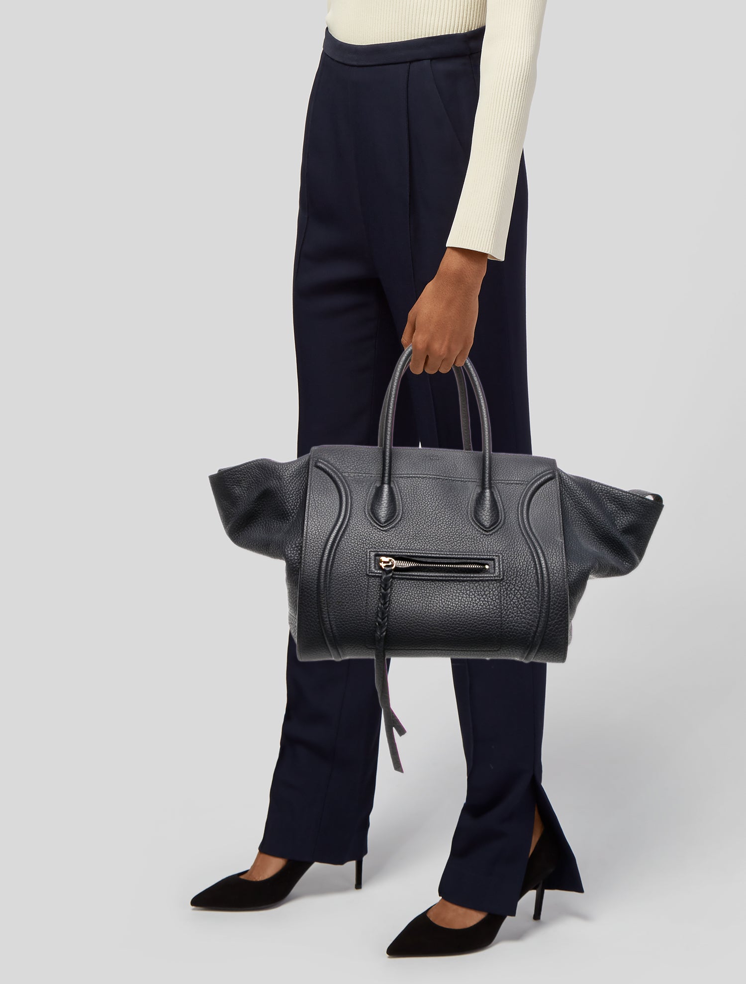 Celine Leather Luggage Medium