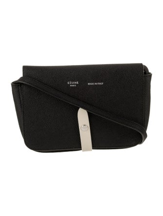 Celine Leather Strap Clutch On Strap Bag