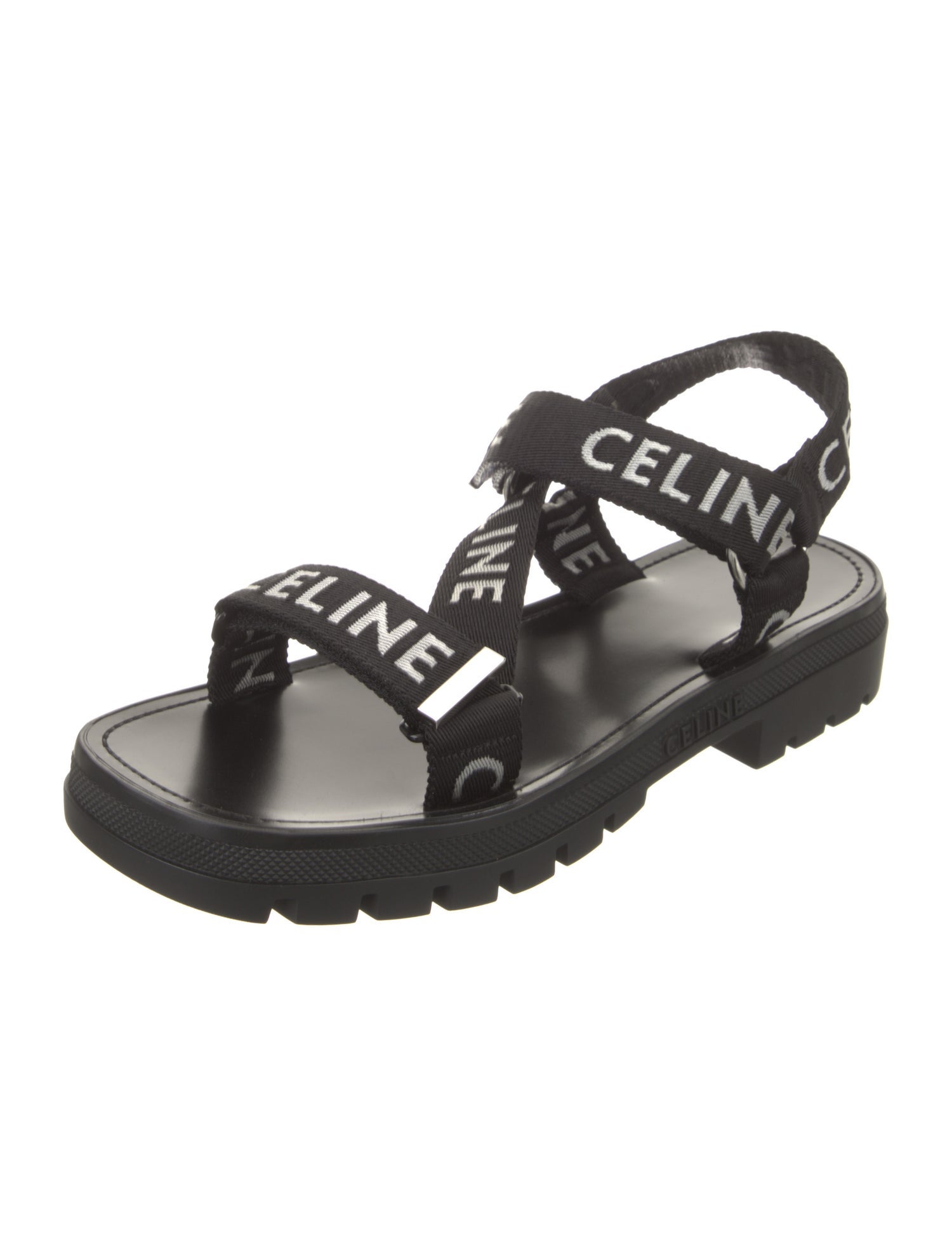 Celine Canvas Printed Sandals
