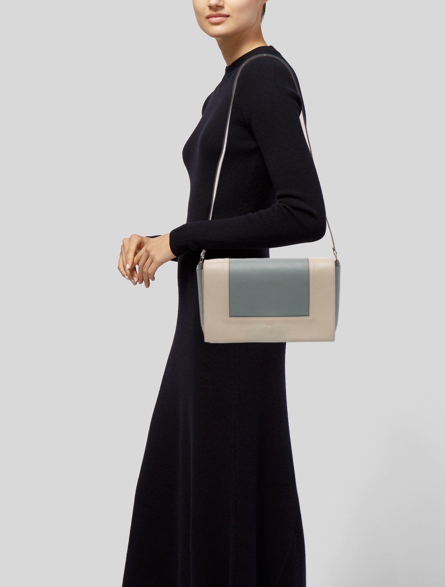 Celine Leather Frame Medium