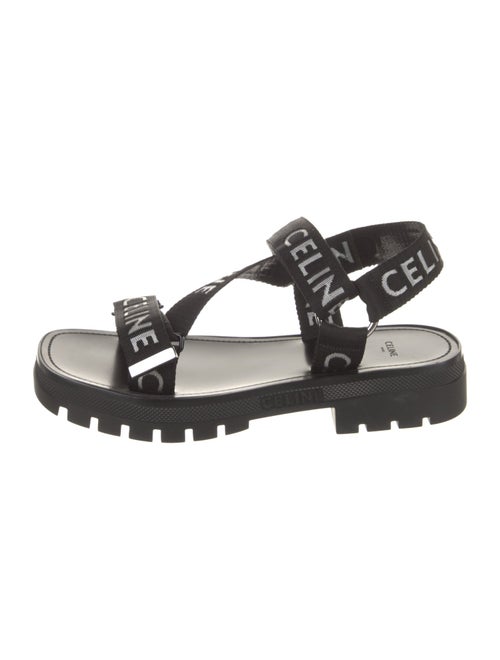 Celine Canvas Printed Sandals