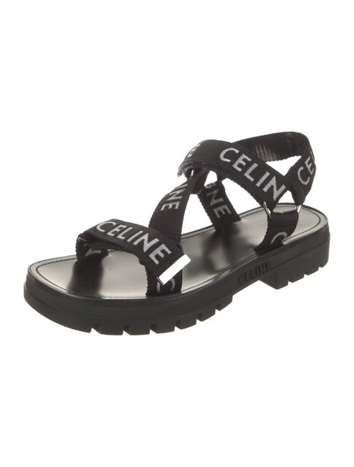 Celine Canvas Printed Sandals