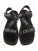 Celine Canvas Printed Sandals