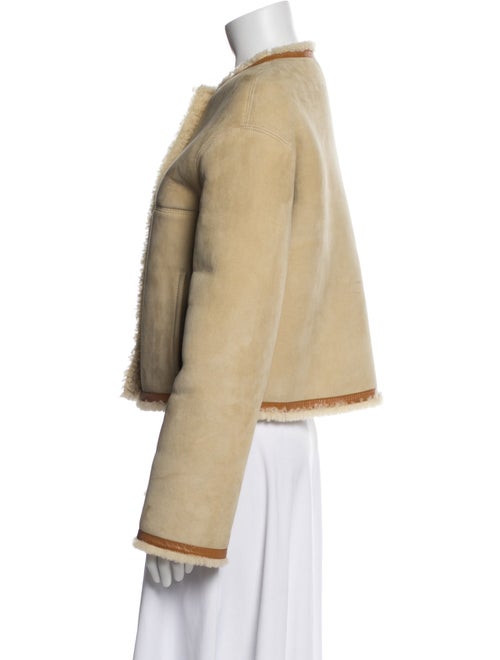 Celine Leather Fur Jacket