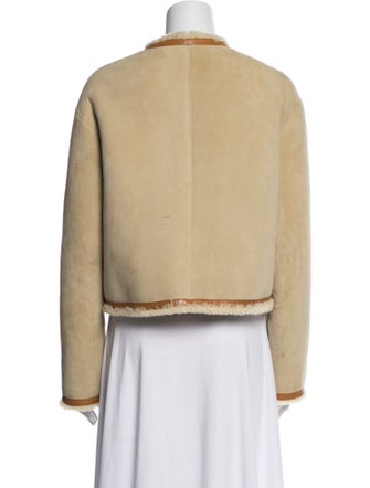 Celine Leather Fur Jacket