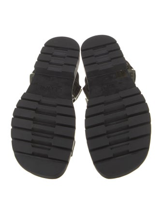 Celine Canvas Printed Sandals