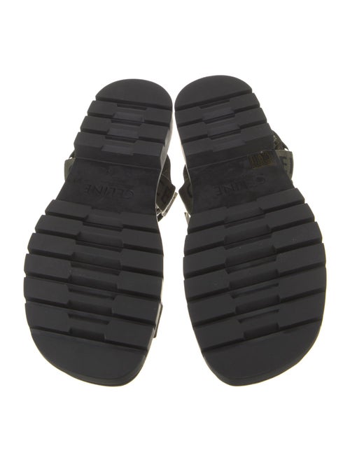 Celine Canvas Printed Sandals