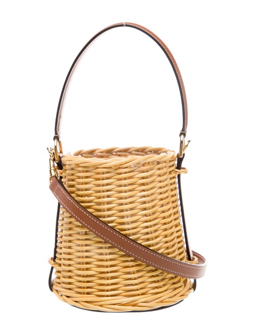 Celine Wicker Bucket Bag 2022