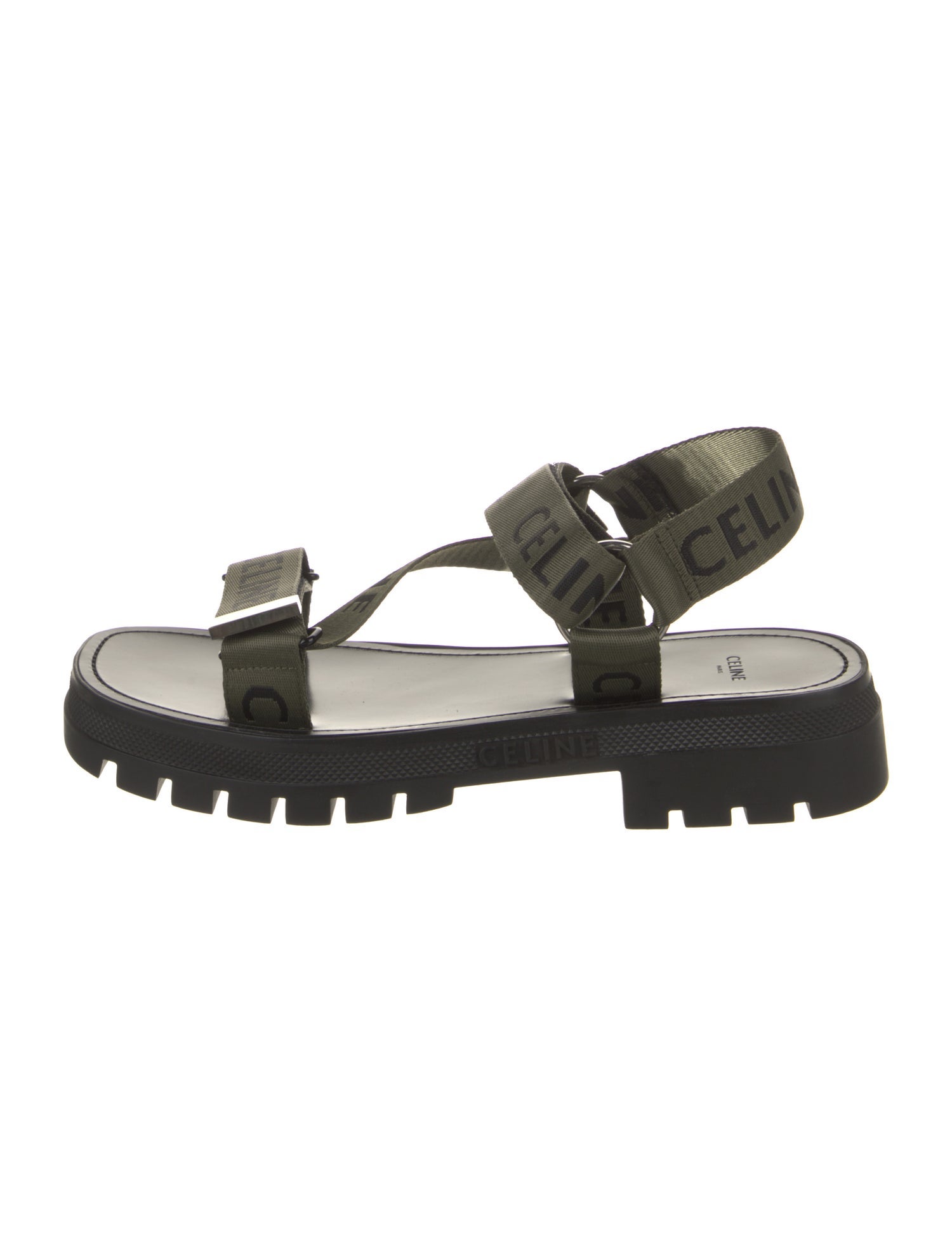 Celine Canvas Printed Sandals