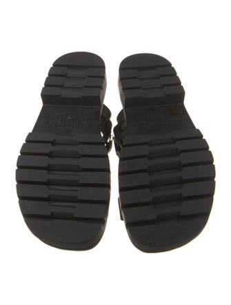 Celine Canvas Printed Sandals