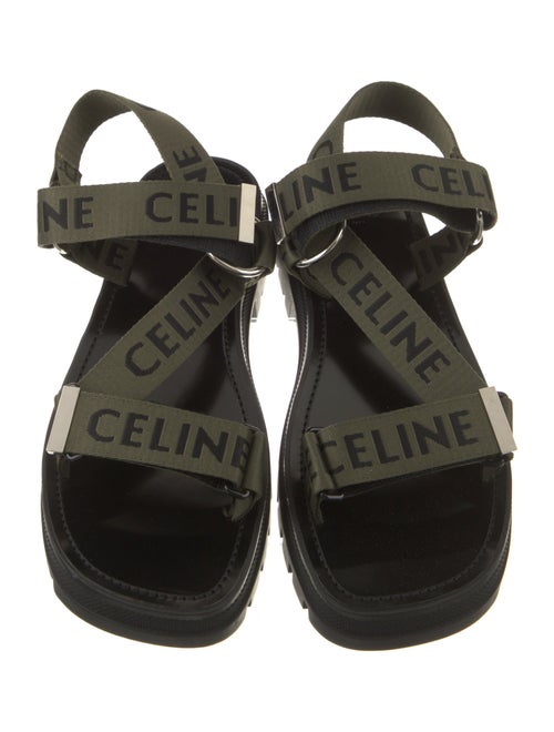 Celine Canvas Printed Sandals