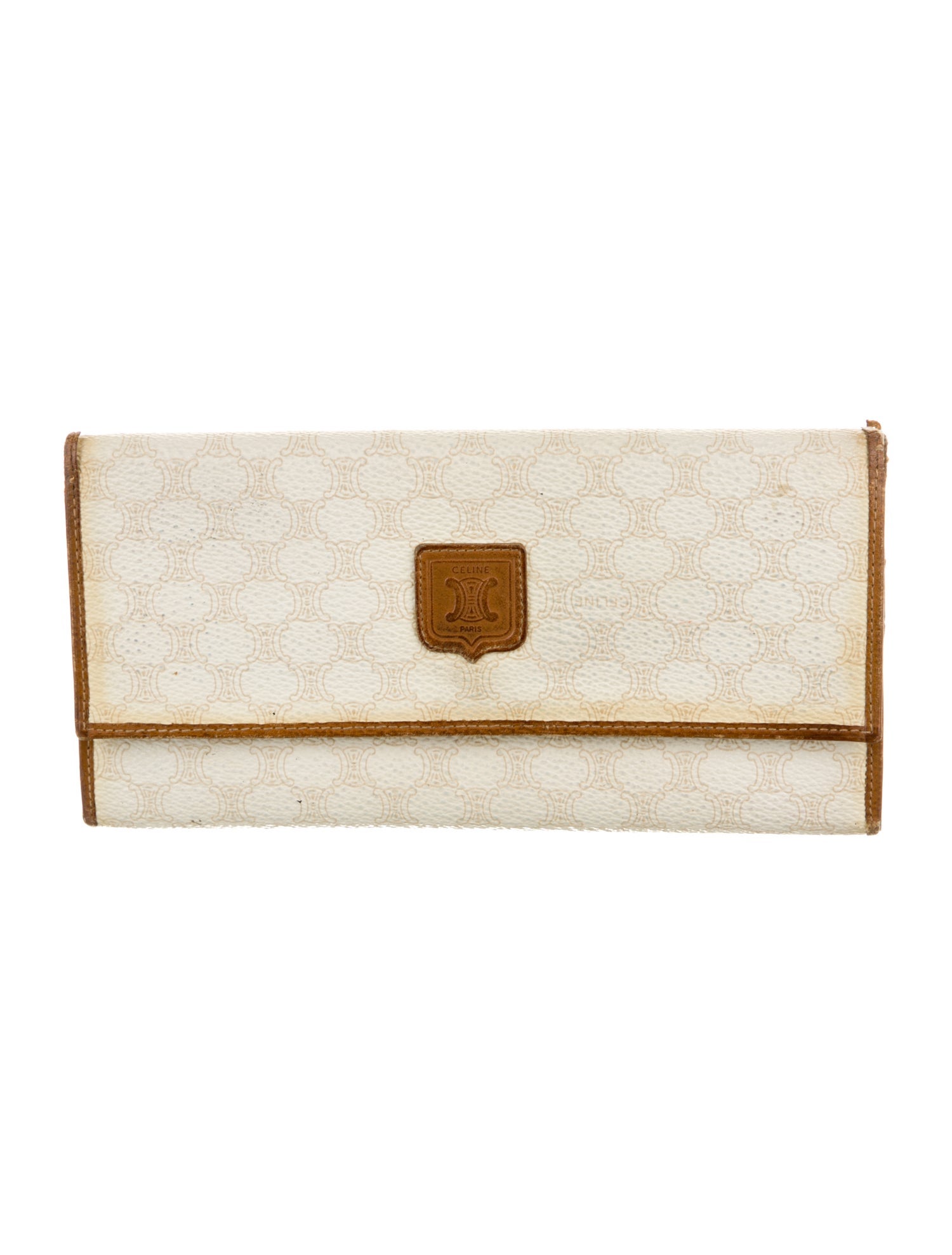 Celine Vintage Macadam Wallet Continental Wallet