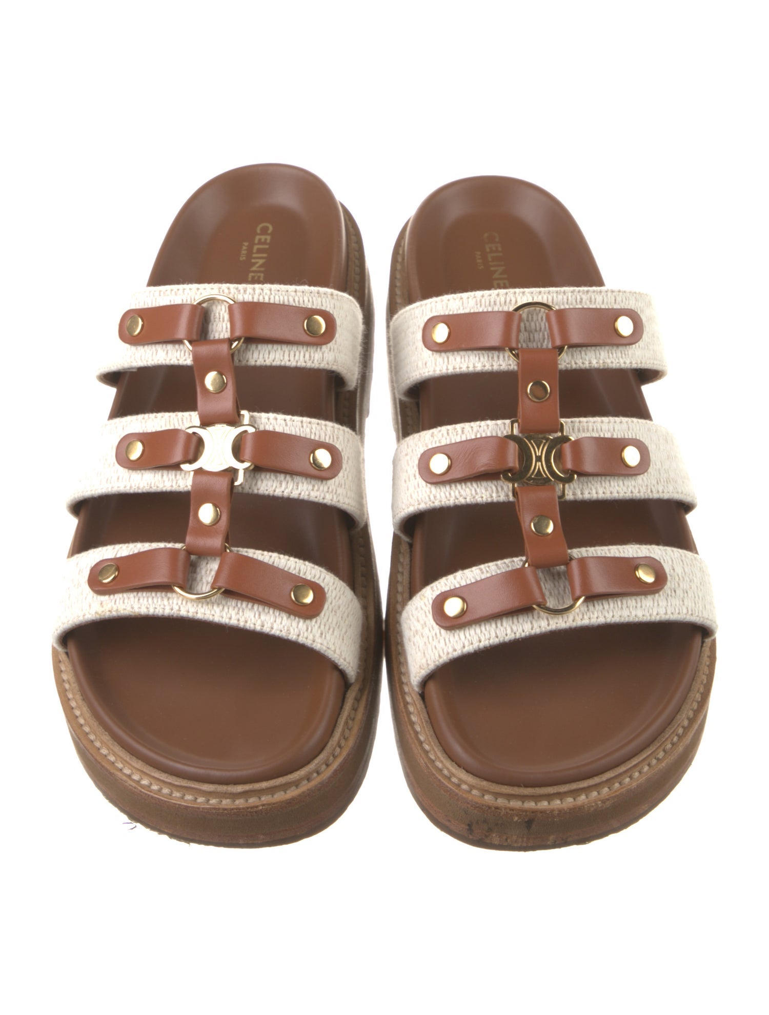 Celine Leather Slides