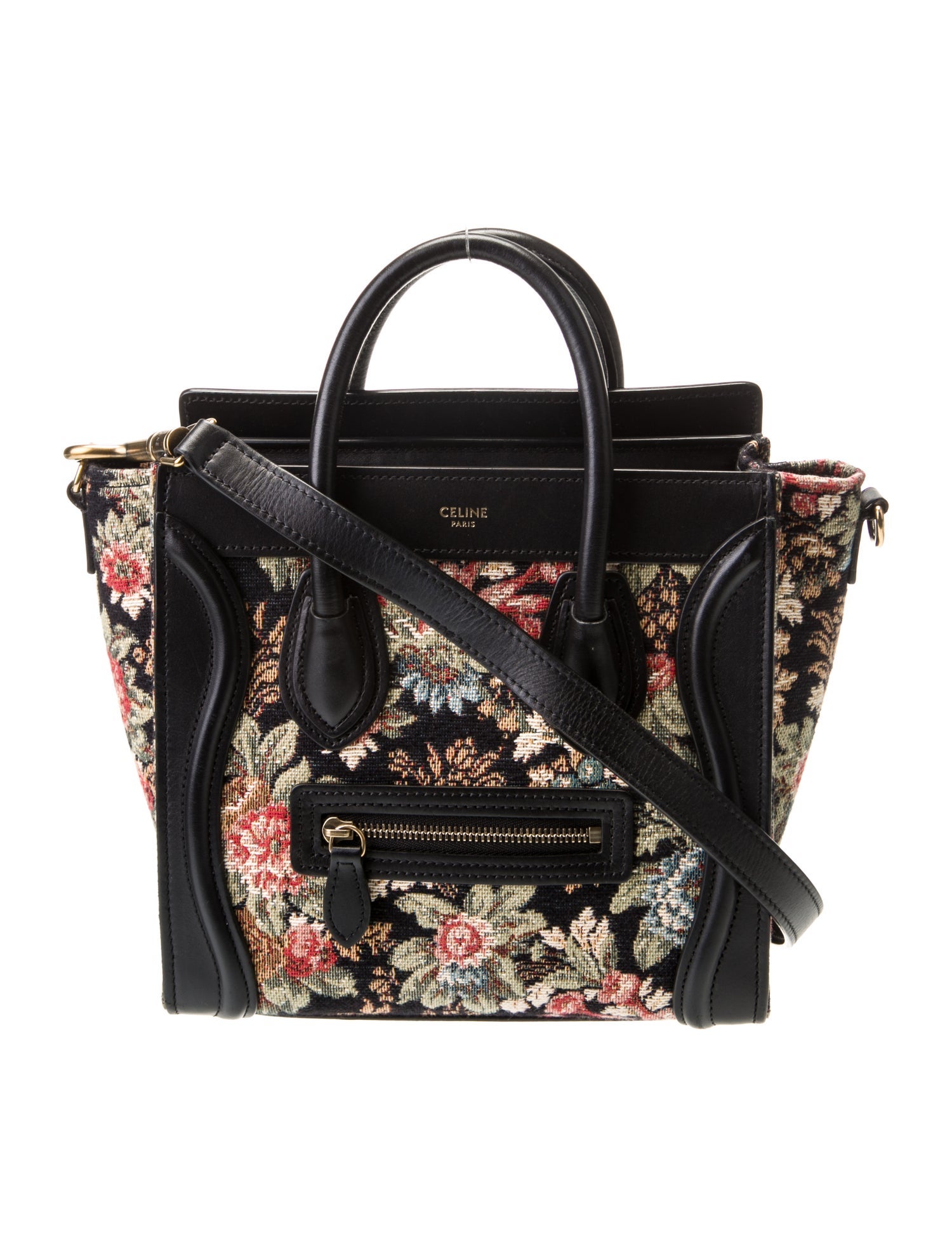 Celine Jacquard Luggage Nano