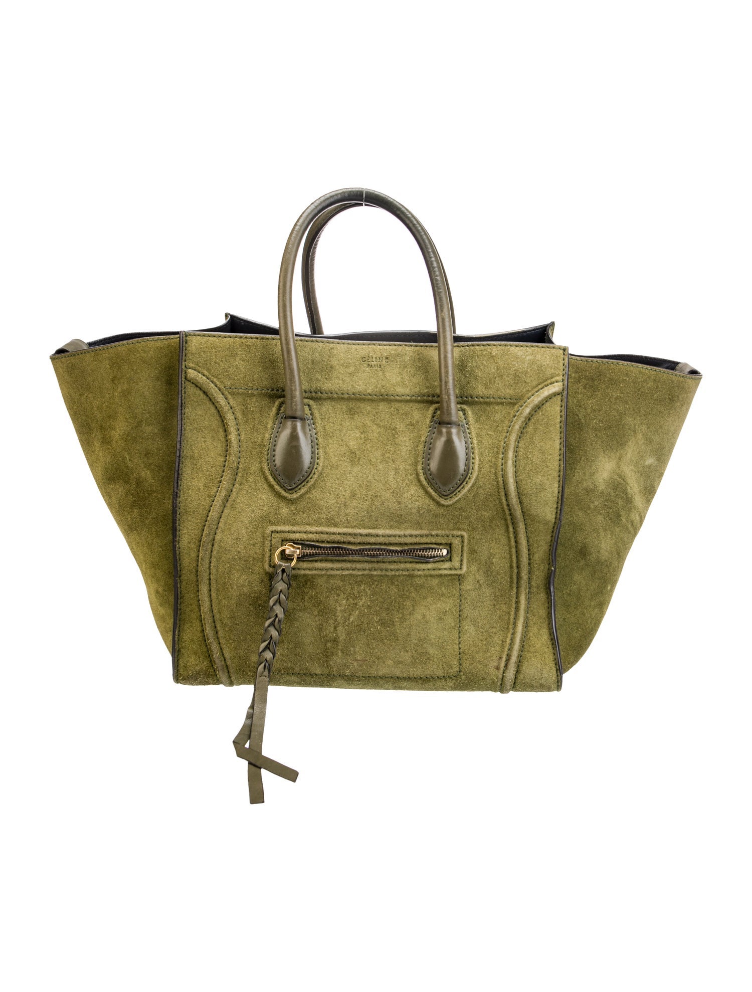 Celine Suede Luggage Phantom Medium