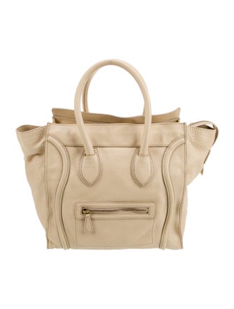 Celine Leather Luggage Mini Vintage