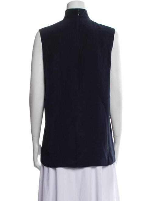 Celine Silk Mock Neck Blouse