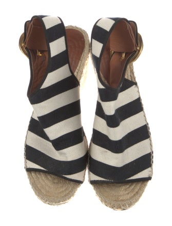 Celine Canvas Striped Espadrilles