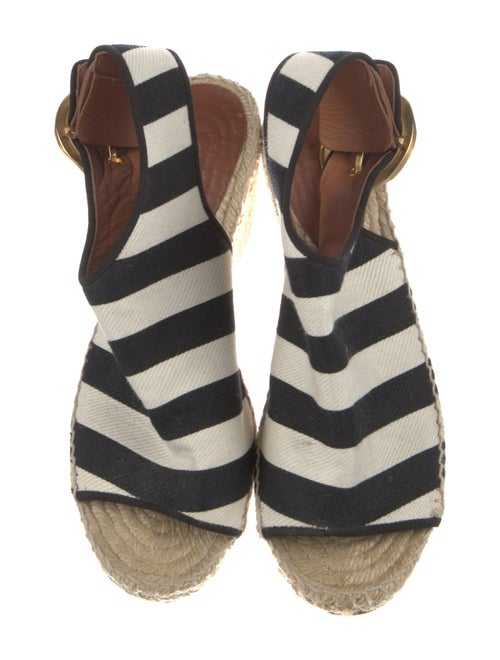 Celine Canvas Striped Espadrilles