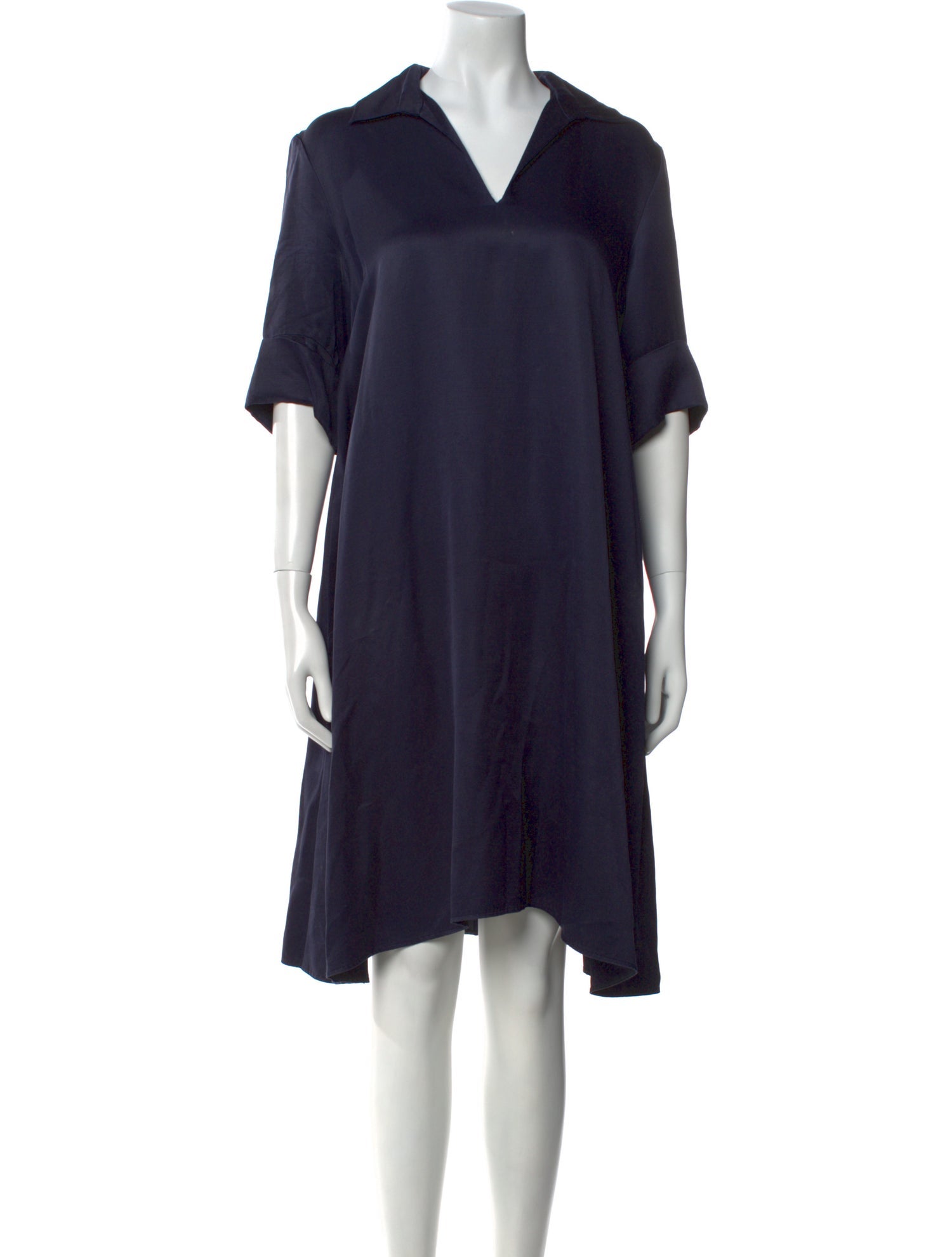 Celine V-Neck Knee-Length Dress