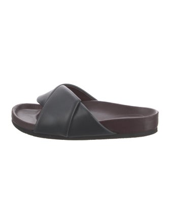 Celine Twist Leather Slides