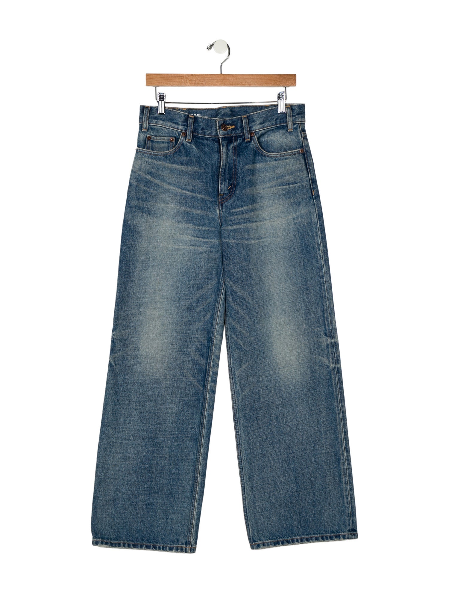Celine High-Rise Wide Leg Jeans