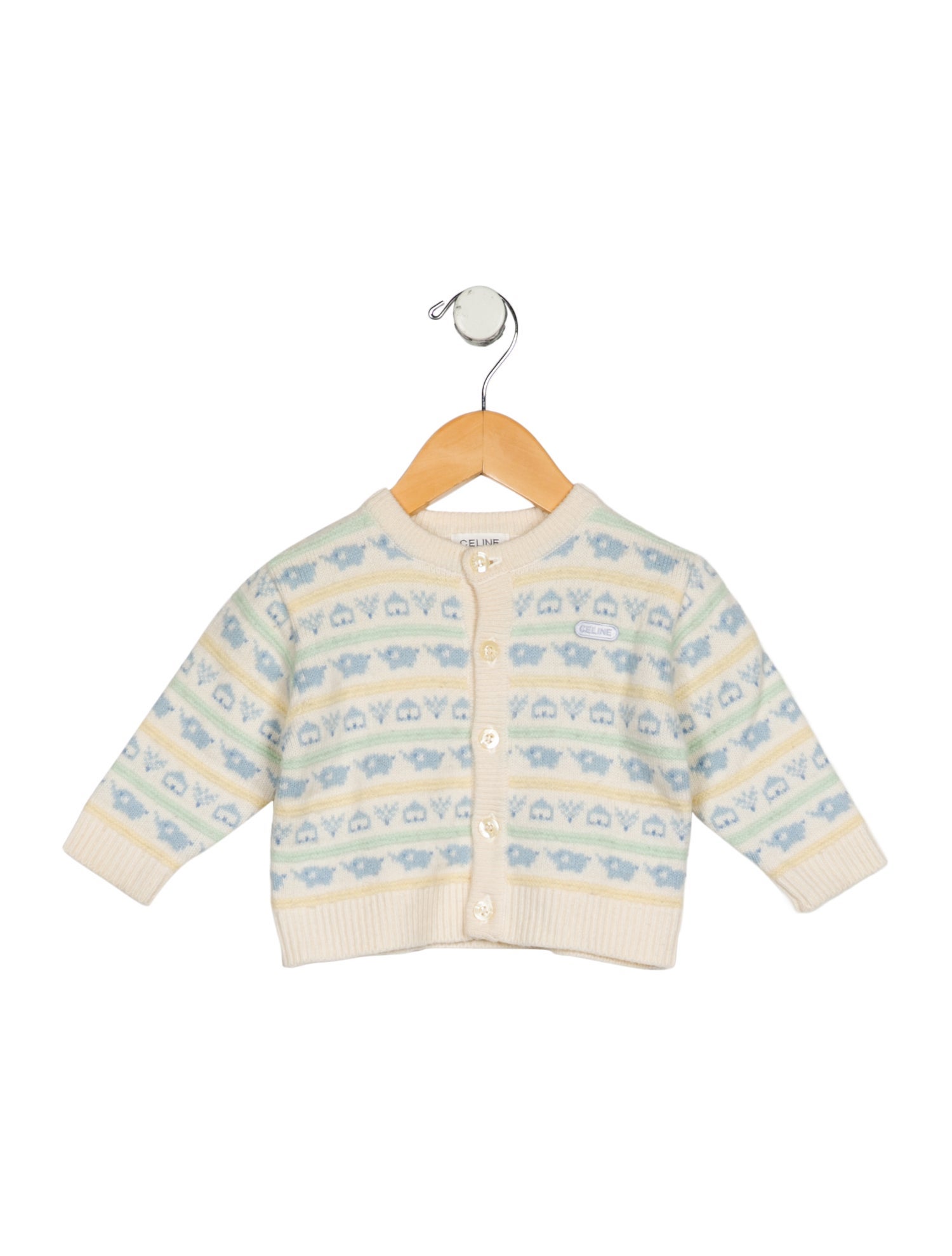 Celine Infant' Knit Cashmere Cardigan