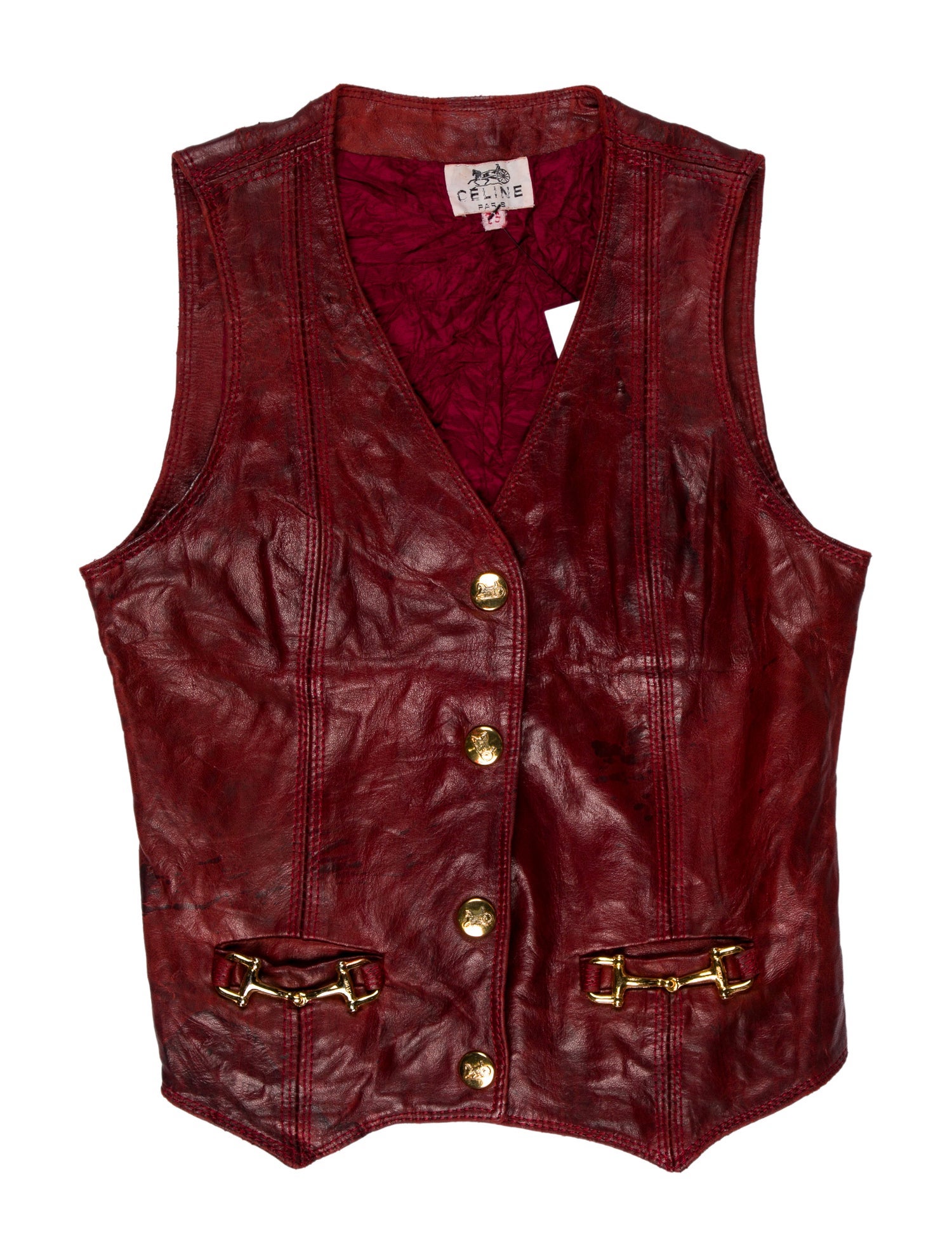 Celine Vintage 1970's Vest