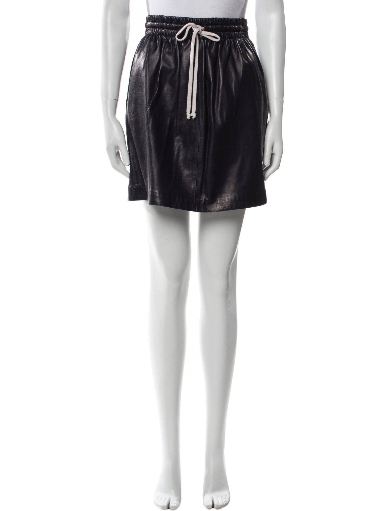 Celine Leather Mini Skirt