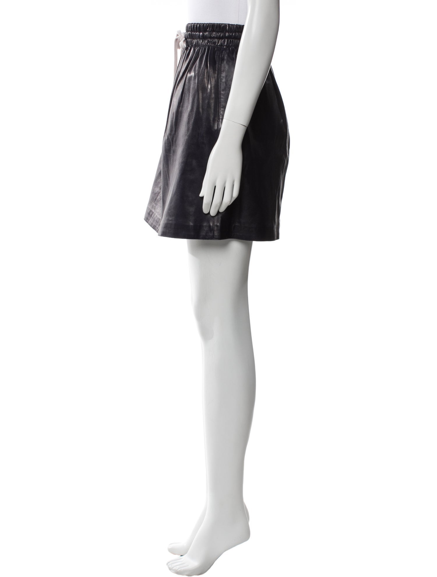 Celine Leather Mini Skirt