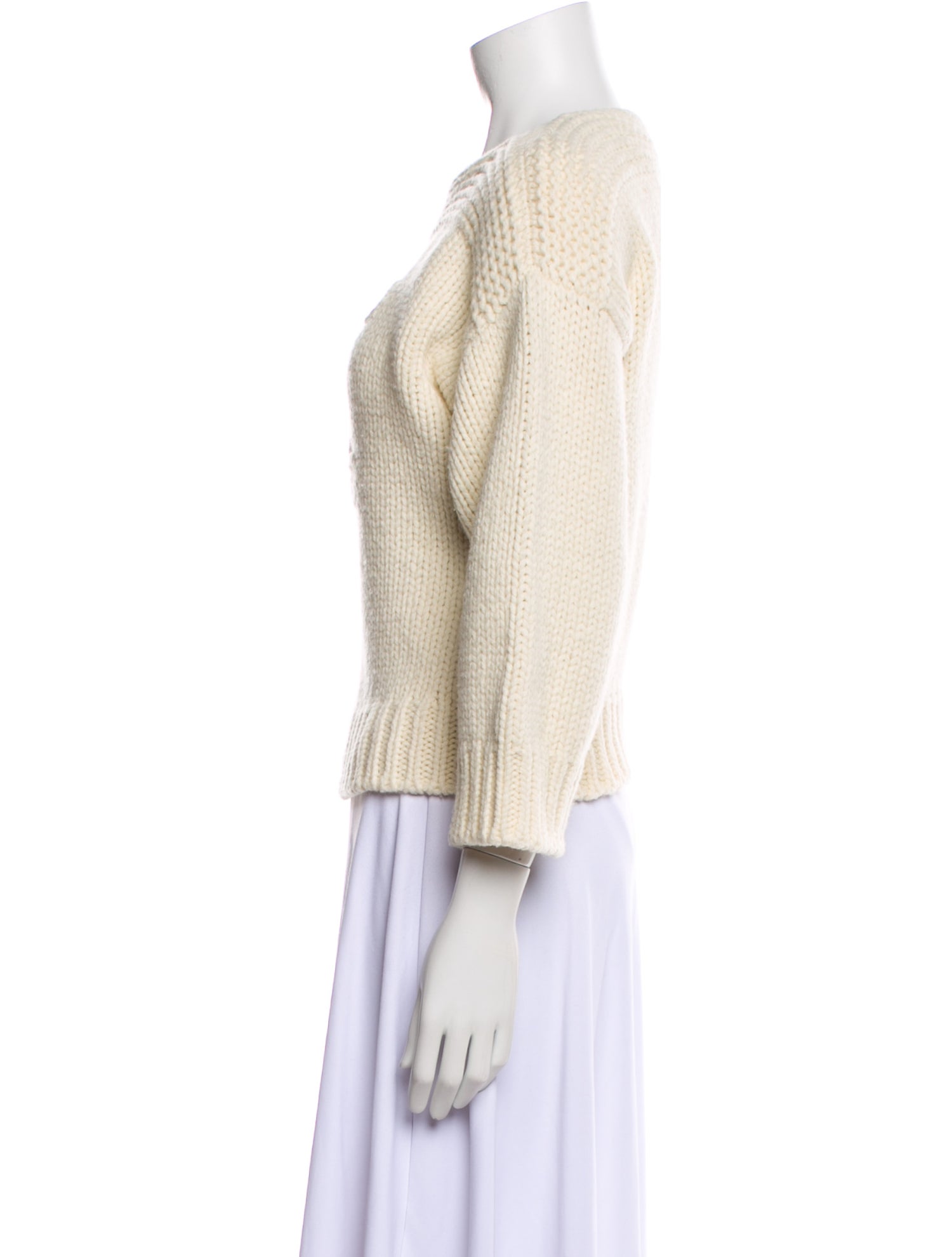 Celine Wool Bateau Neckline Sweater