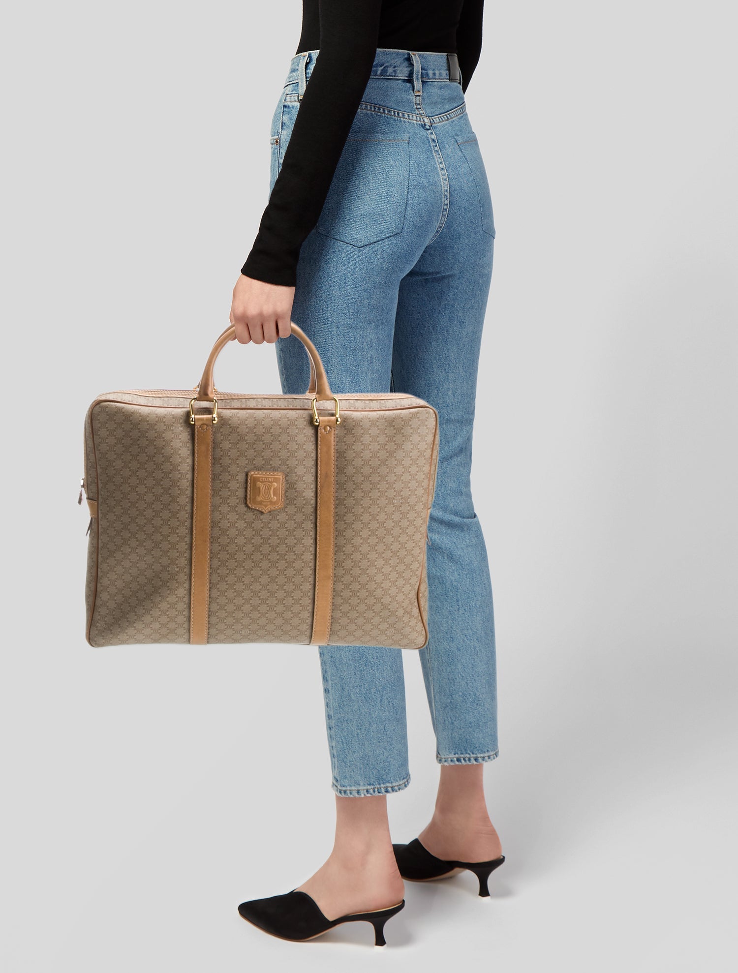 Celine Triomphe Top Handle Bag