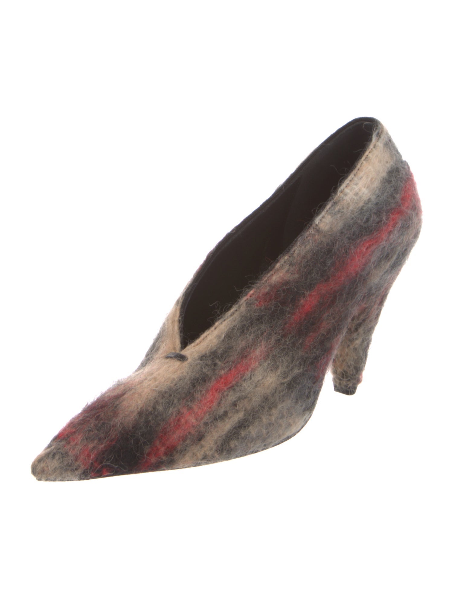 Celine Wool Printed Pumps w/ Tags