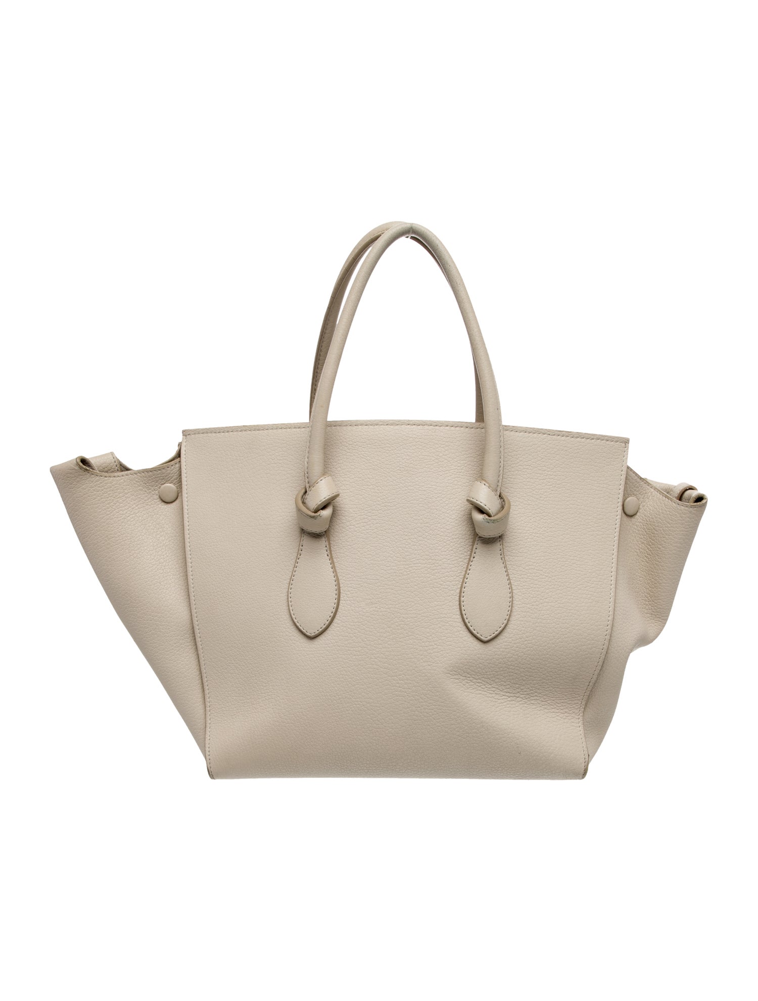 Celine Leather Tie Tote Medium