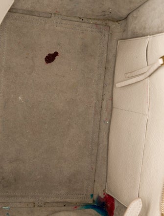 Celine Leather Tie Tote Medium